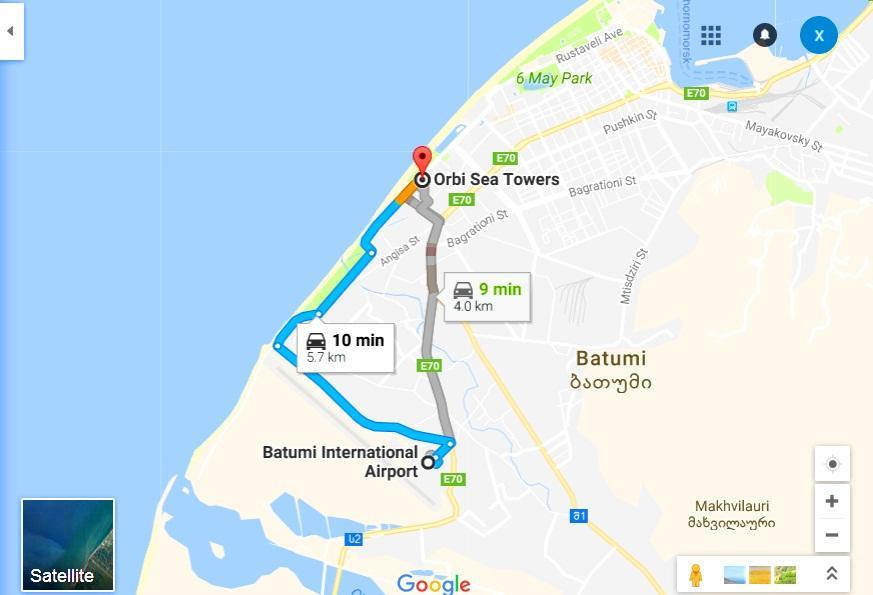 Orbi Sea Towers Block G Διαμέρισμα Μπατούμι Εξωτερικό φωτογραφία